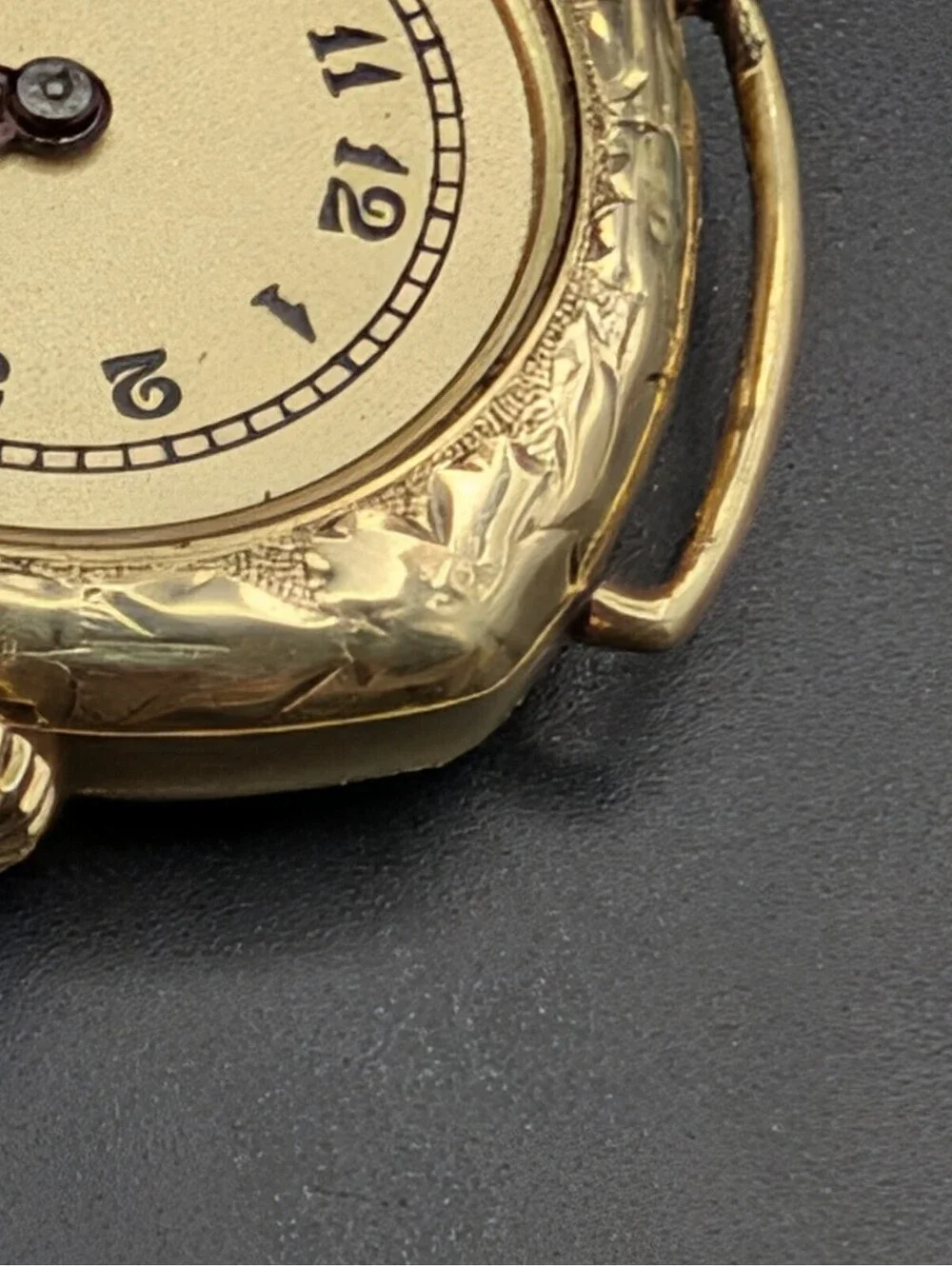 Antique 1920s Art Deco A LeCoultre Swiss 15 Jewel 14K Gold Fill Watch Case AS/IS
